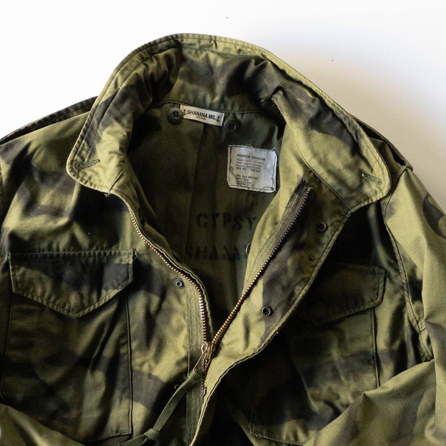 SHANANA MIL “GYPSY” TIGER STRIPE M65 FIELD JACKET ②