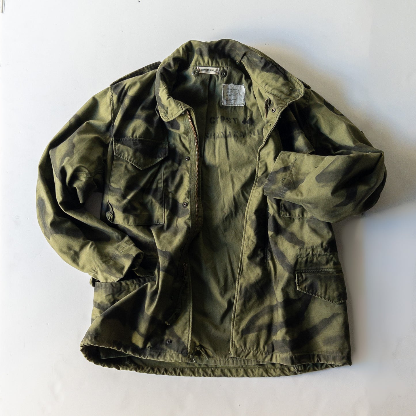 SHANANA MIL “GYPSY” TIGER STRIPE M65 FIELD JACKET ②