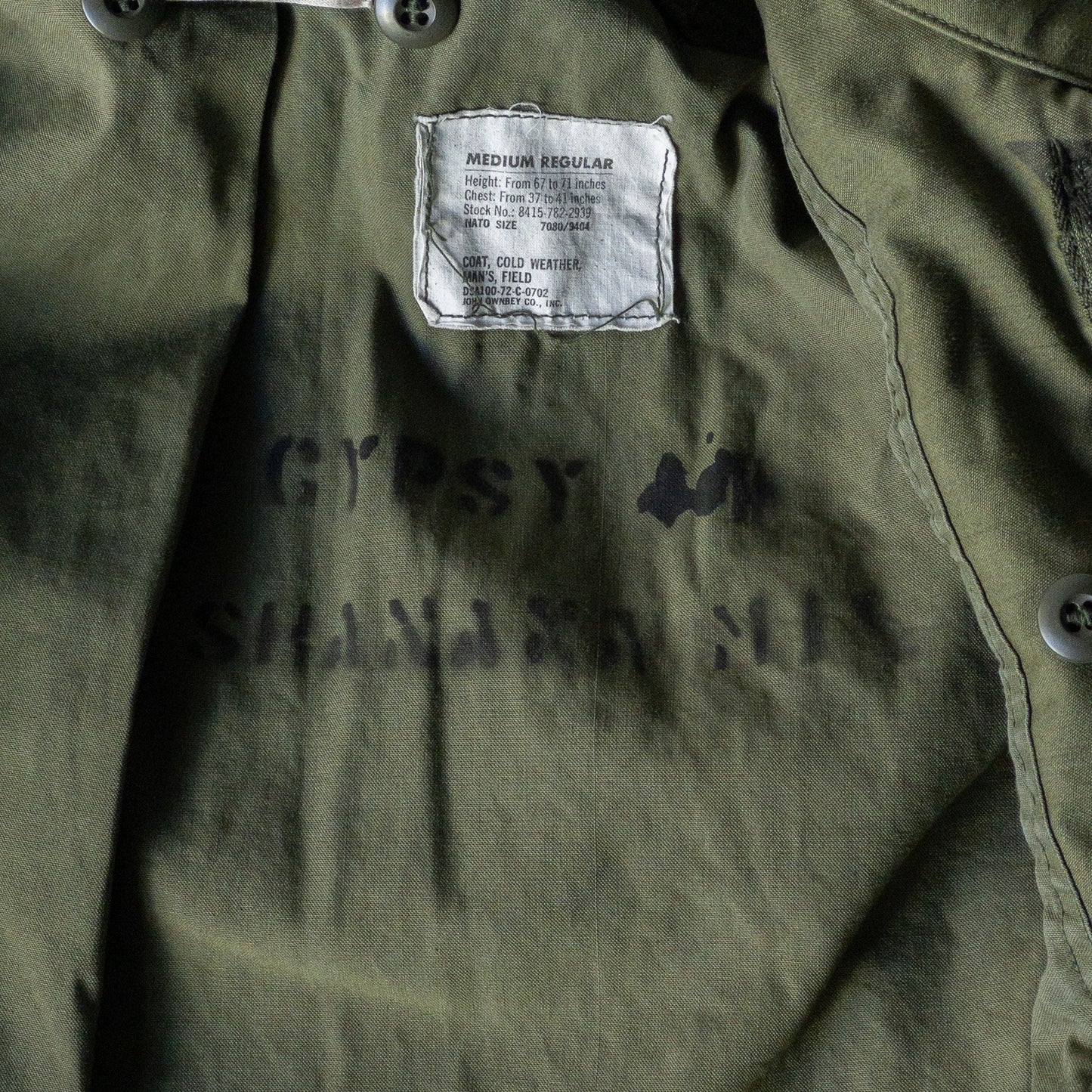 SHANANA MIL “GYPSY” TIGER STRIPE M65 FIELD JACKET ②