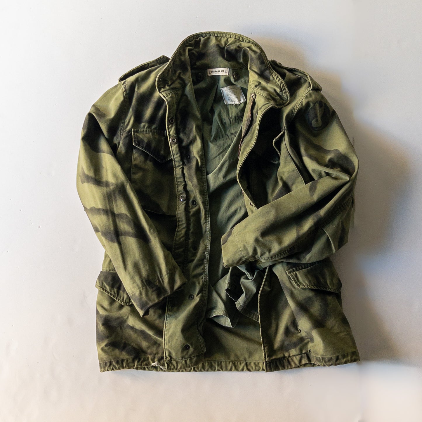 SHANANA MIL “GYPSY” TIGER STRIPE M65 FIELD JACKET ①