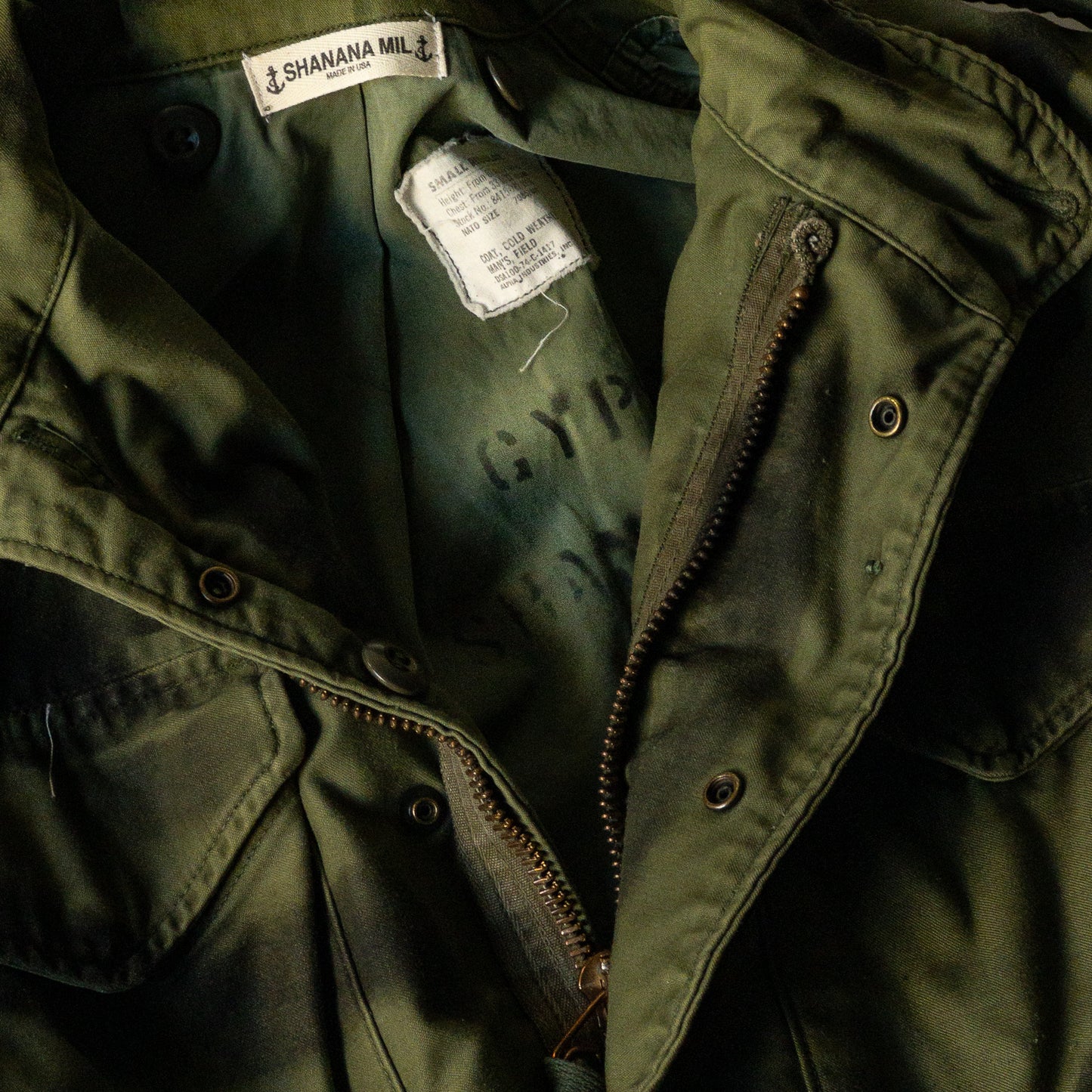 SHANANA MIL “GYPSY” TIGER STRIPE M65 FIELD JACKET ①