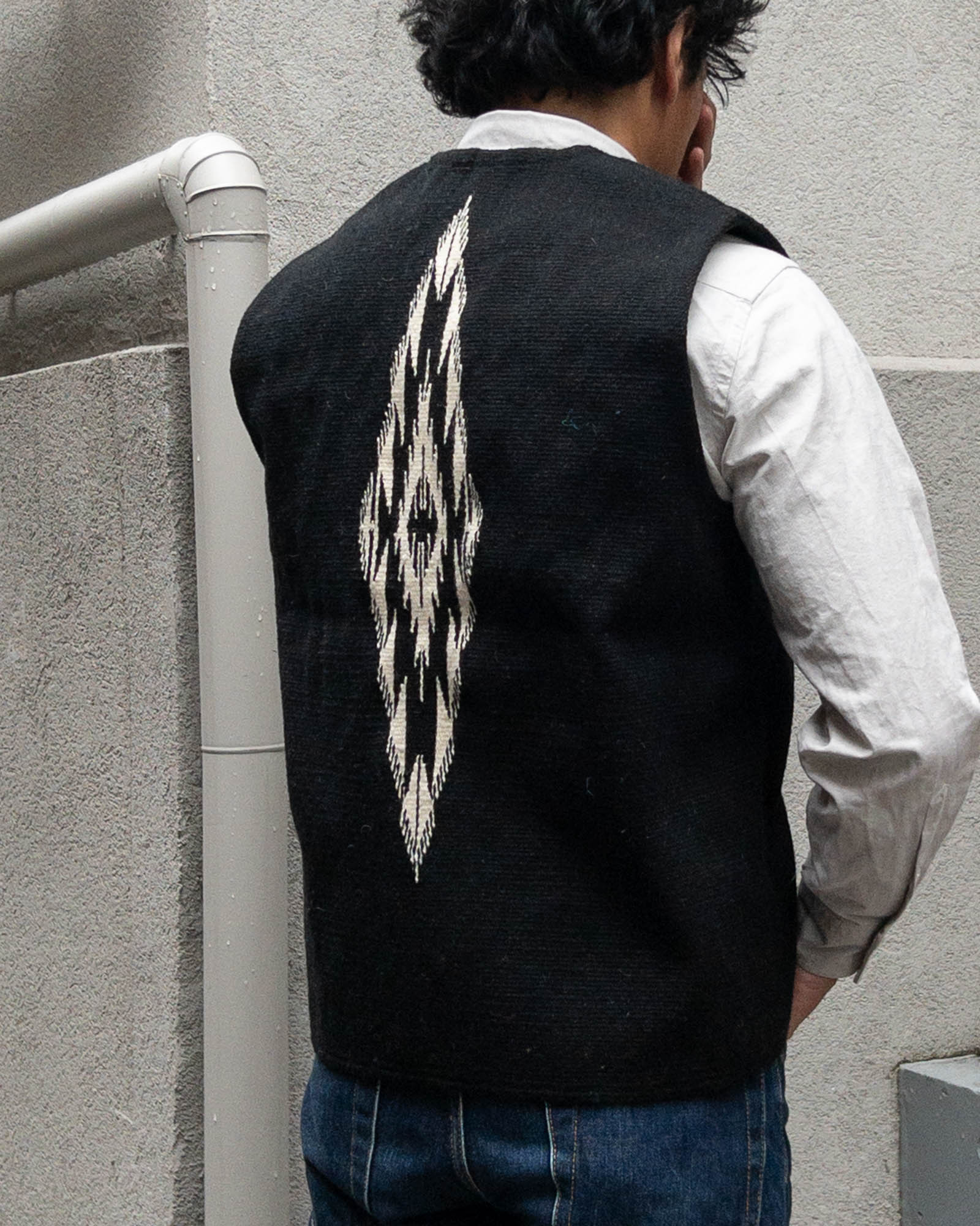 TRUJILLO'S CHIMAYO VEST BLACK *EXCLUSICVE – WANDERER