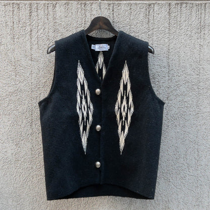 TRUJILLO’S CHIMAYO VEST BLACK *EXCLUSICVE