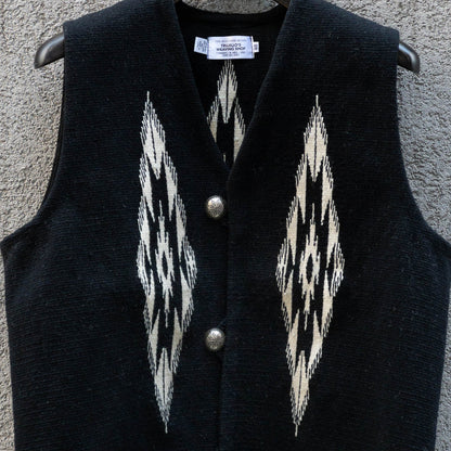 TRUJILLO’S CHIMAYO VEST BLACK *EXCLUSICVE