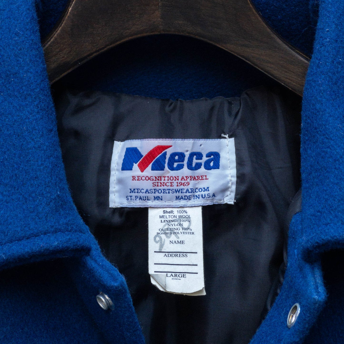 1980'S VARSITY JACKET ALMOST DEAD STOCK
