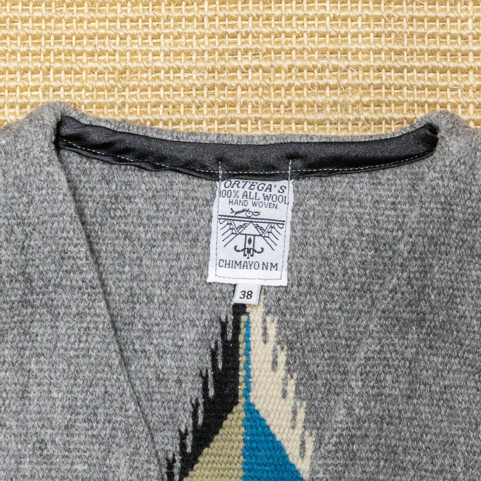 ORTEGA'S CHIMAYO VEST GRAY (38) – WANDERER
