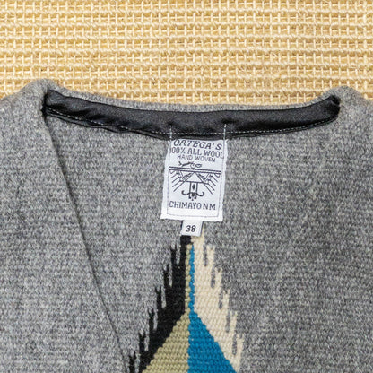 ORTEGA’S CHIMAYO VEST GRAY (38)