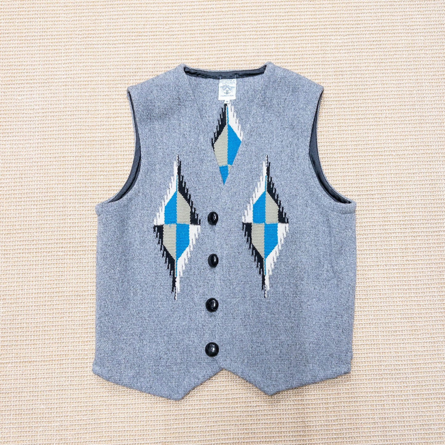 ORTEGA’S CHIMAYO VEST GRAY (38)