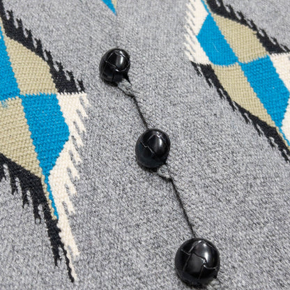 ORTEGA’S CHIMAYO VEST GRAY (38)