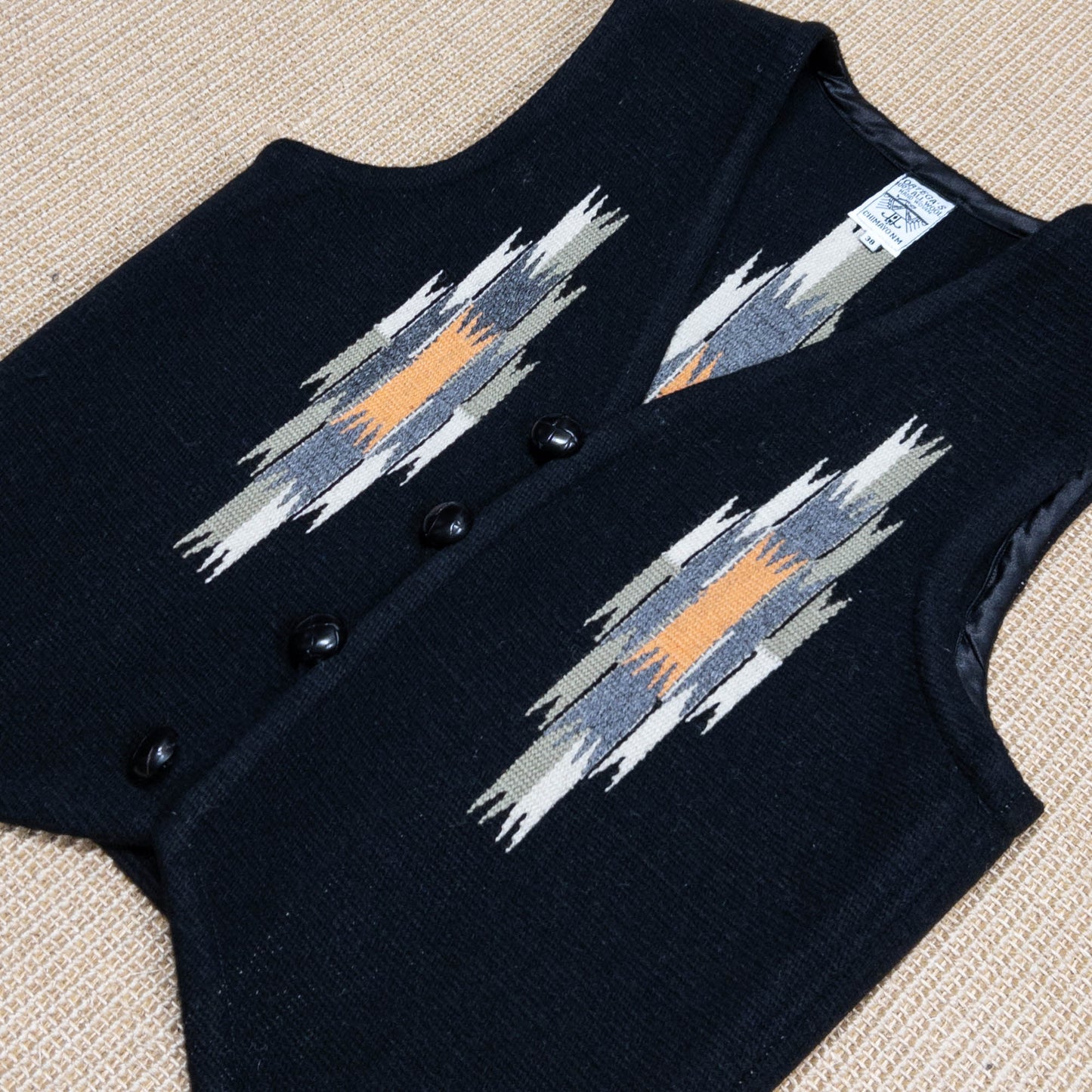 ORTEGA’S CHIMAYO VEST BLACK (38)