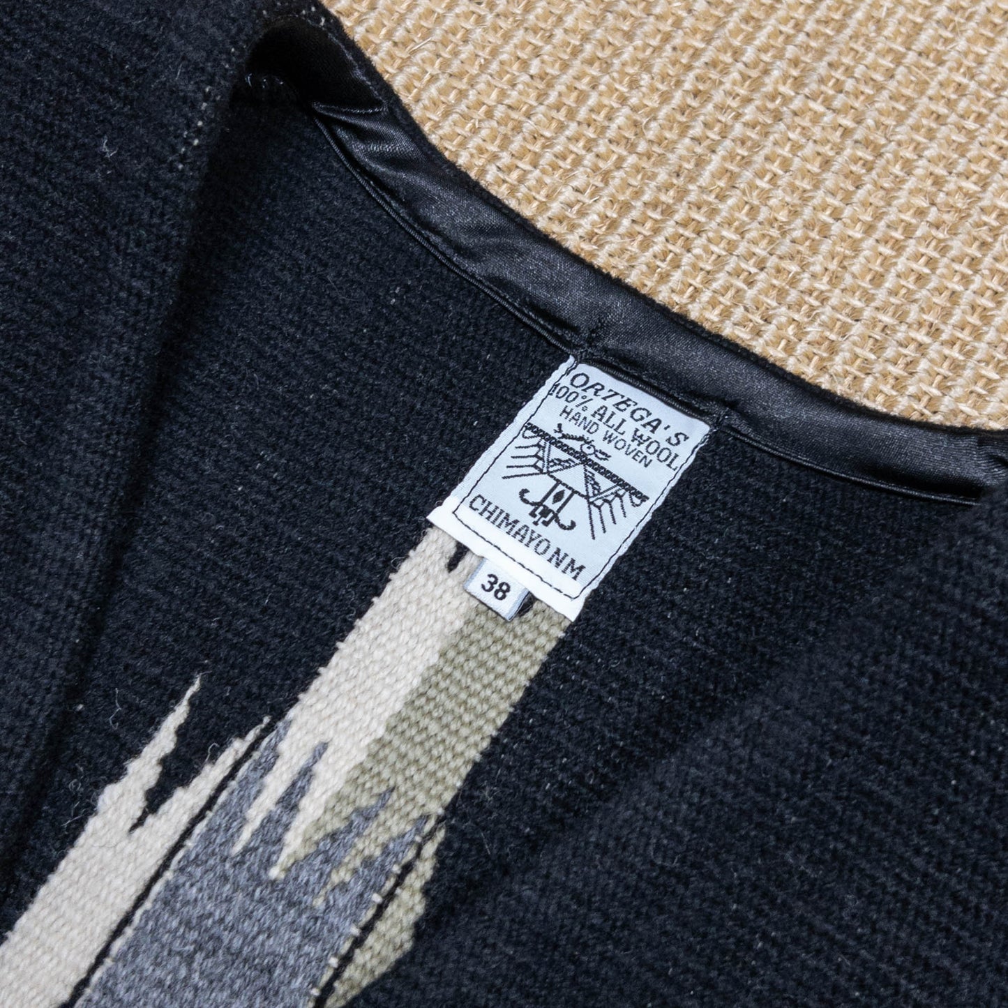 ORTEGA’S CHIMAYO VEST BLACK (38)