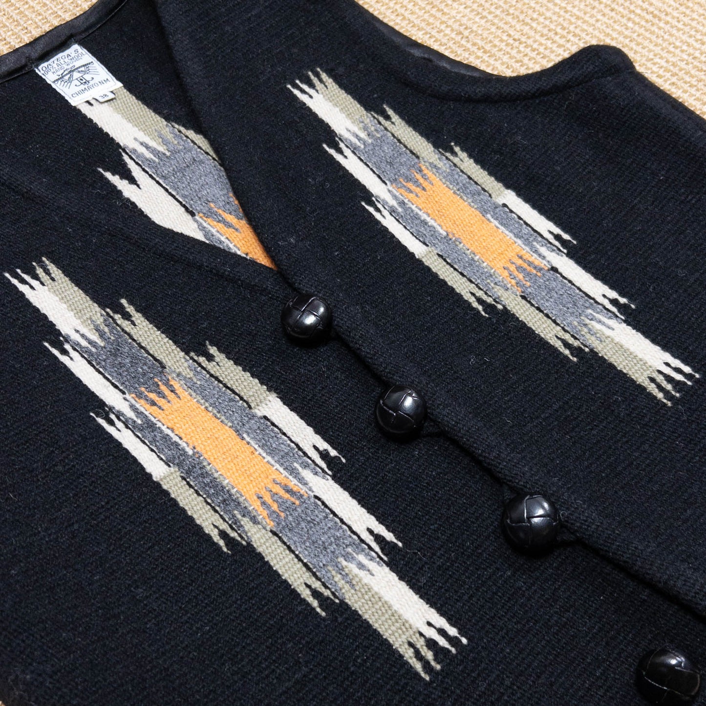 ORTEGA’S CHIMAYO VEST BLACK (38)