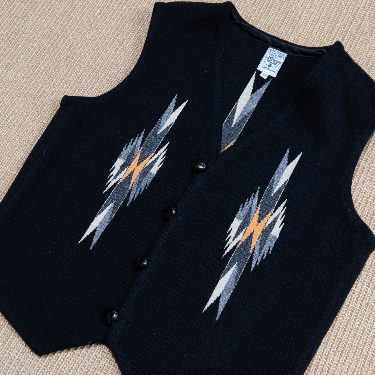 ORTEGA’S CHIMAYO VEST BLACK (42)