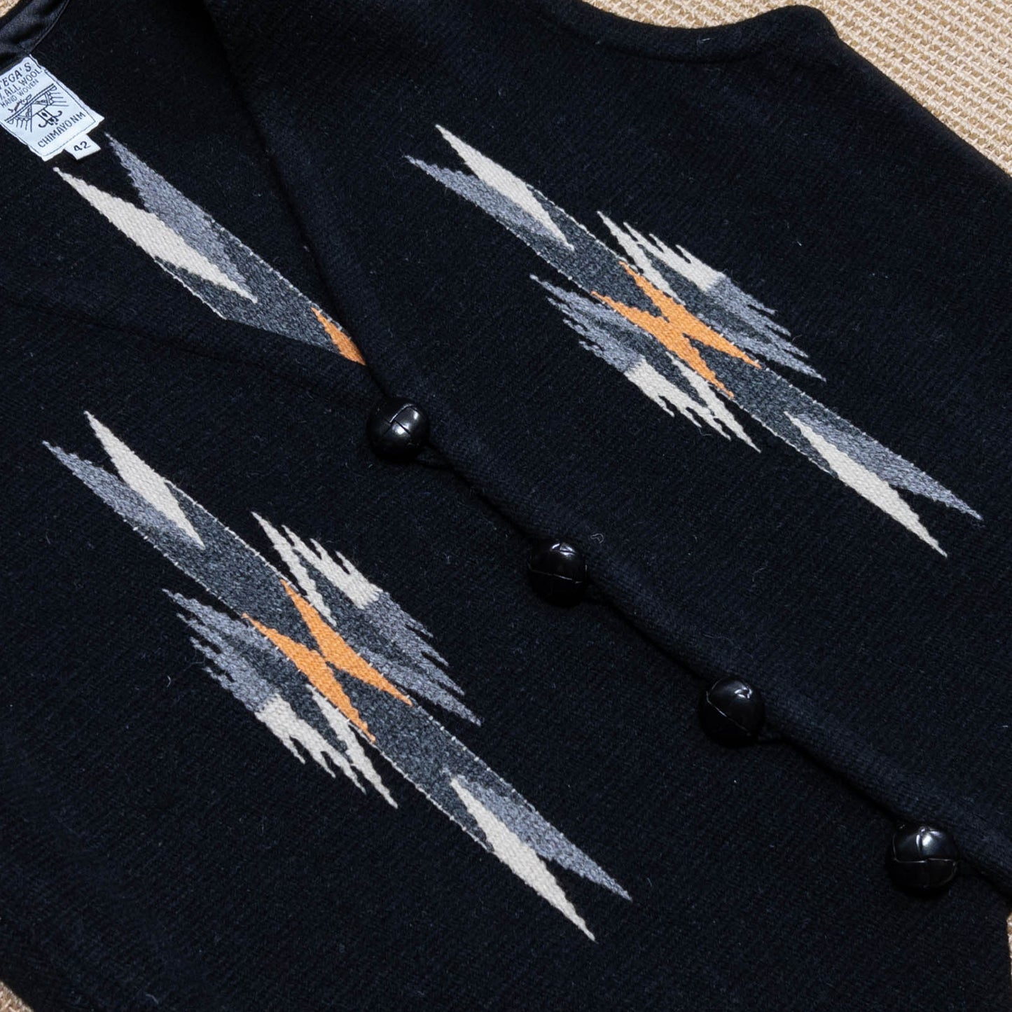 ORTEGA’S CHIMAYO VEST BLACK (42)