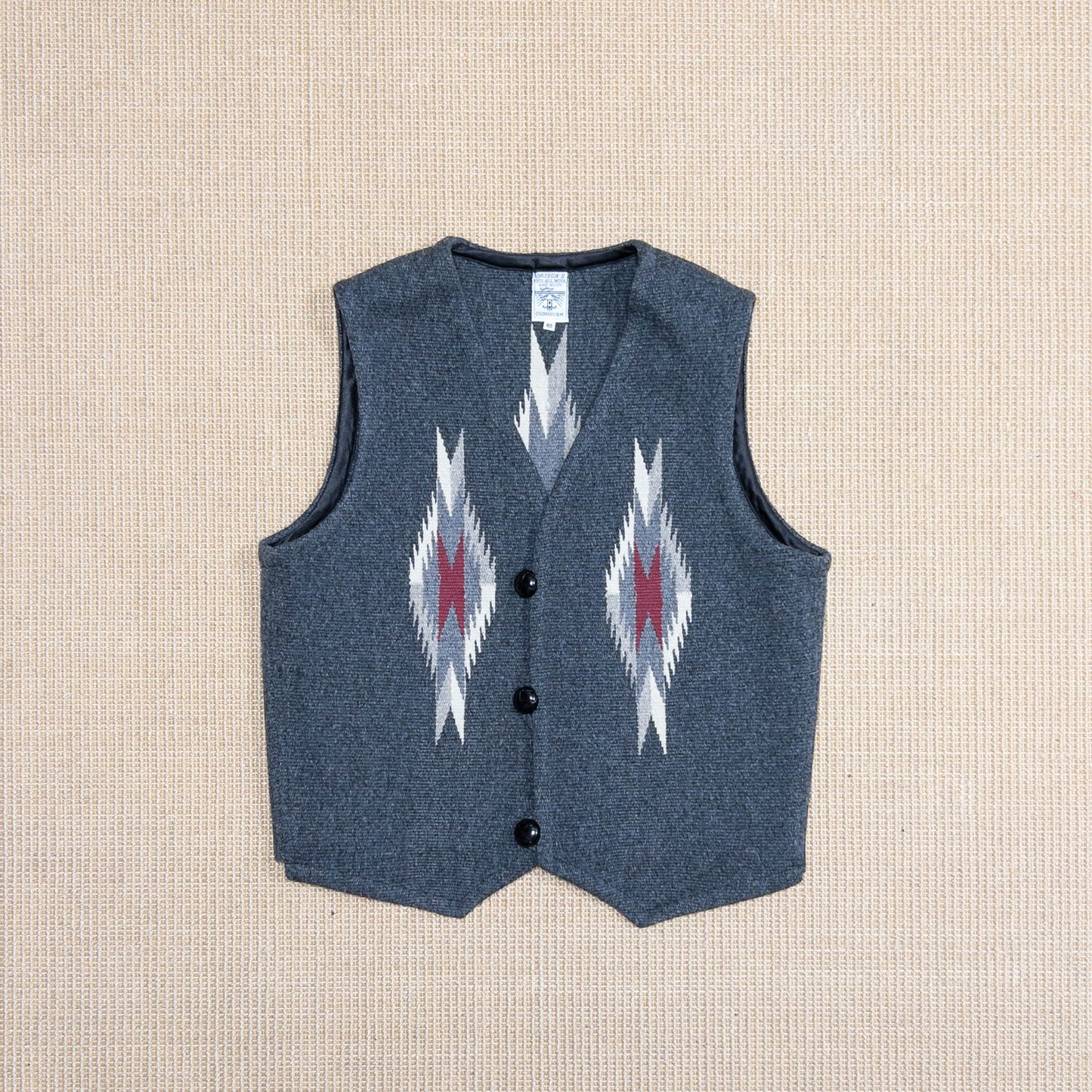 ORTEGA’S CHIMAYO VEST DARK GRAY (40)