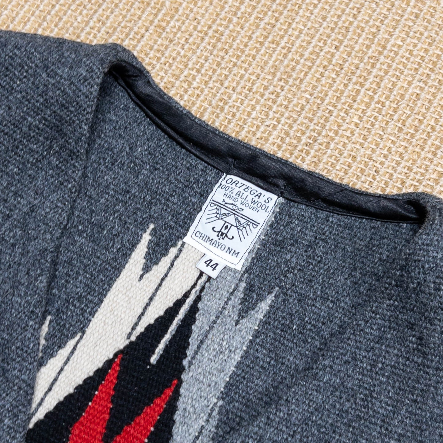 ORTEGA’S CHIMAYO VEST DARK GRAY (44)