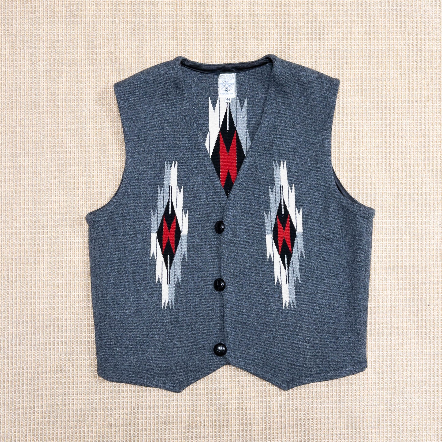ORTEGA’S CHIMAYO VEST DARK GRAY (44)