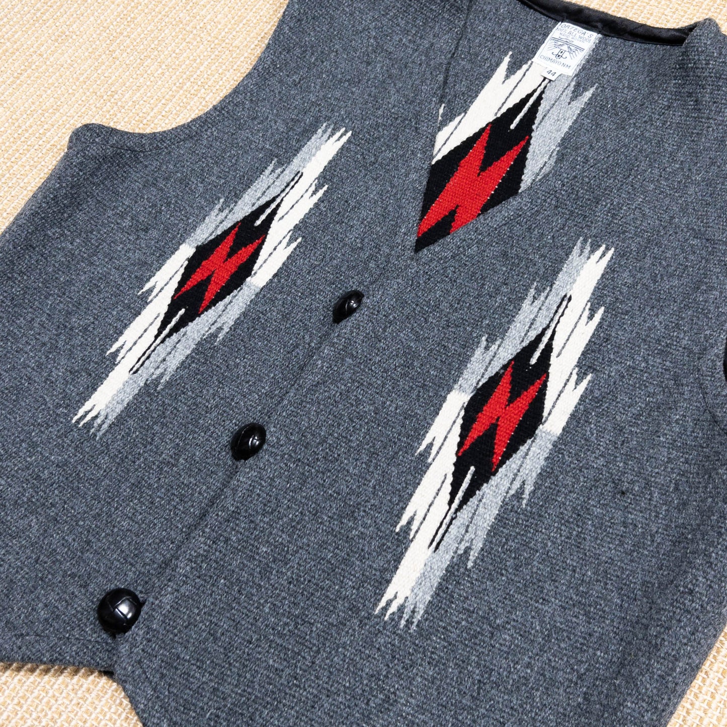 ORTEGA’S CHIMAYO VEST DARK GRAY (44)