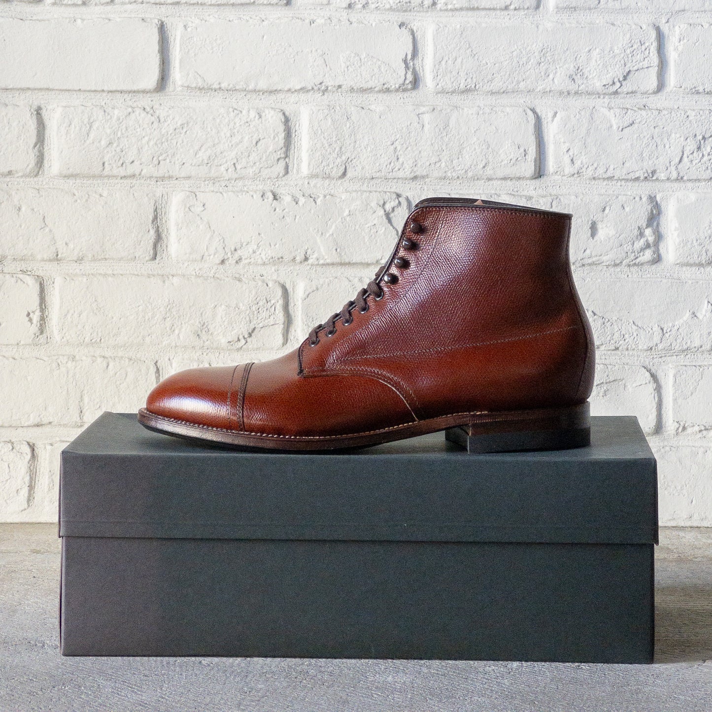 ANATOMICA by ALDEN CAP-TOE BOOTS  M4806