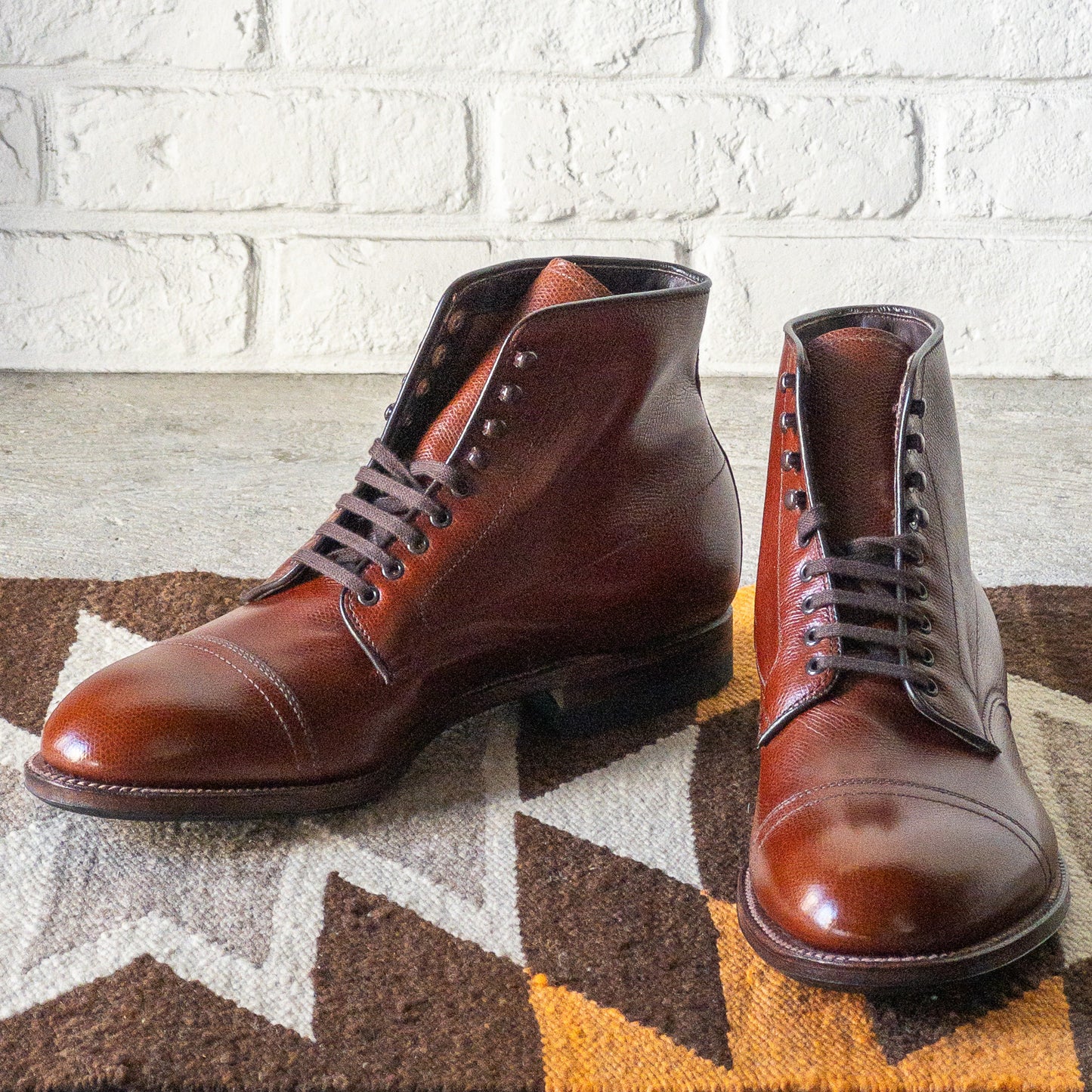 ANATOMICA by ALDEN CAP-TOE BOOTS  M4806