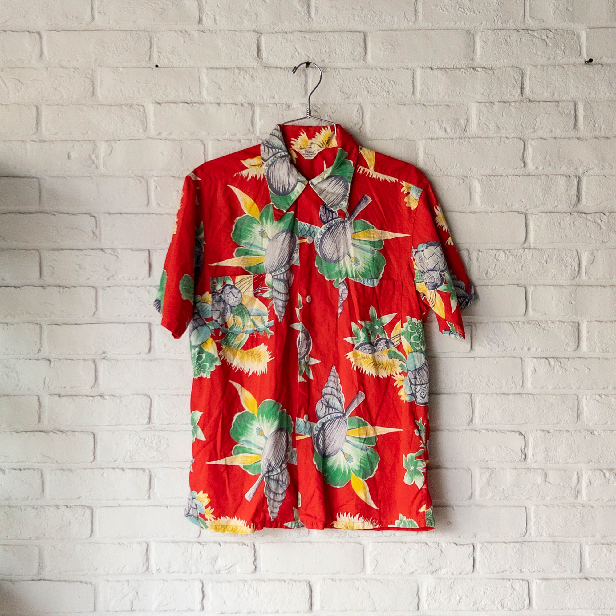 BLAND SPORTSWEAR HAWAIIAN SHORT SLEEVE SHIRTS 50'S VINTAGE – WANDERER