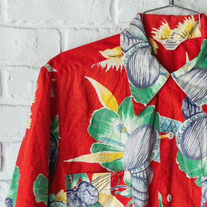 BLAND SPORTSWEAR HAWAIIAN SHORT SLEEVE SHIRTS 50'S VINTAGE