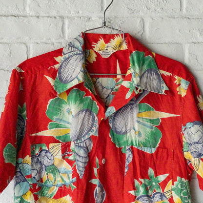 BLAND SPORTSWEAR HAWAIIAN SHORT SLEEVE SHIRTS 50'S VINTAGE