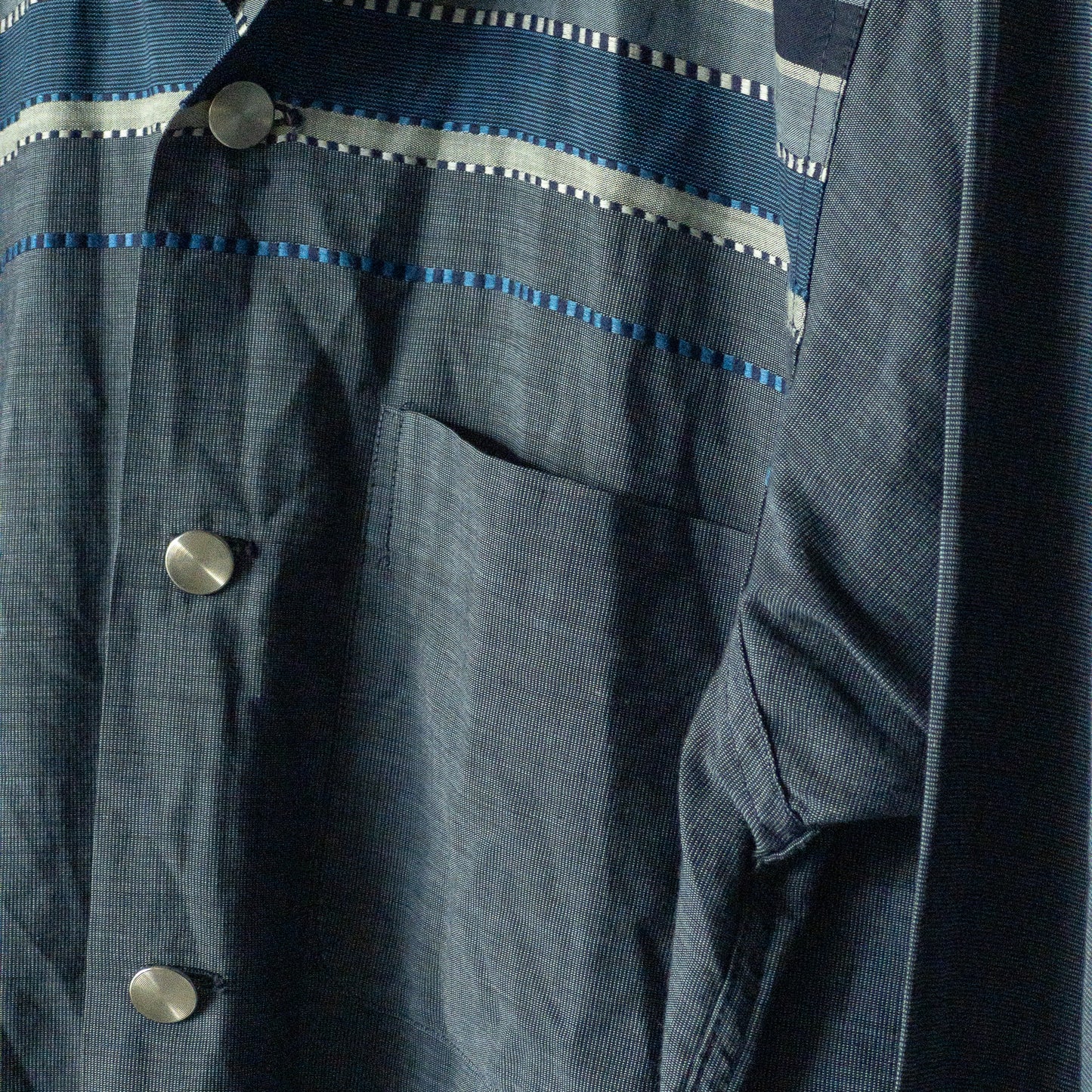 ARROW PIN CHECK JACQUARD PETTERN LONG SLEEVE SHIRTS 60'S VINTAGE