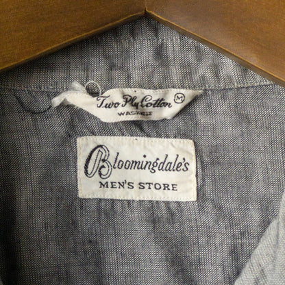 BLUMINGDALE'S BLACK CHECK SHIRTS 60'S VINTAGE