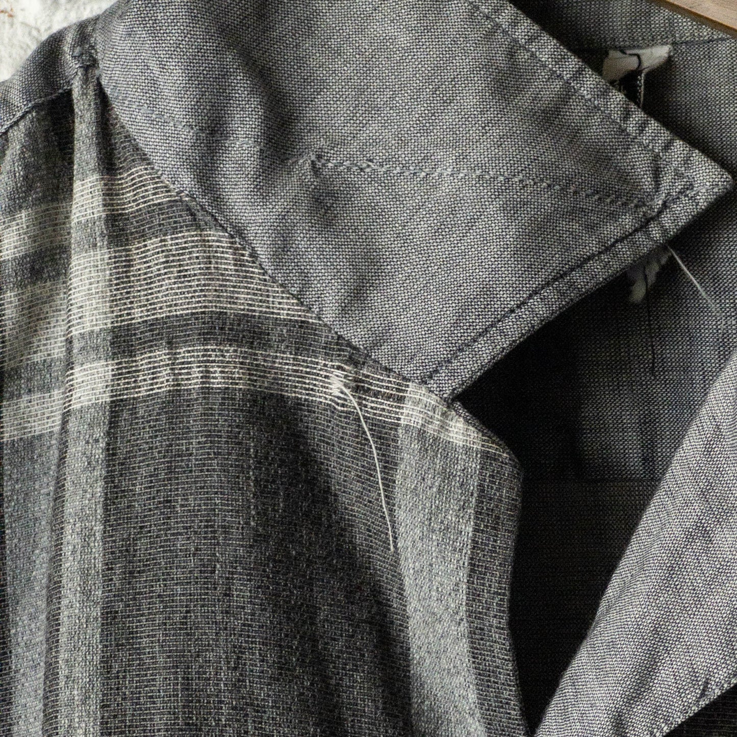 BLUMINGDALE'S BLACK CHECK SHIRTS 60'S VINTAGE