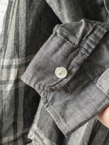 BLUMINGDALE'S BLACK CHECK SHIRTS 60'S VINTAGE