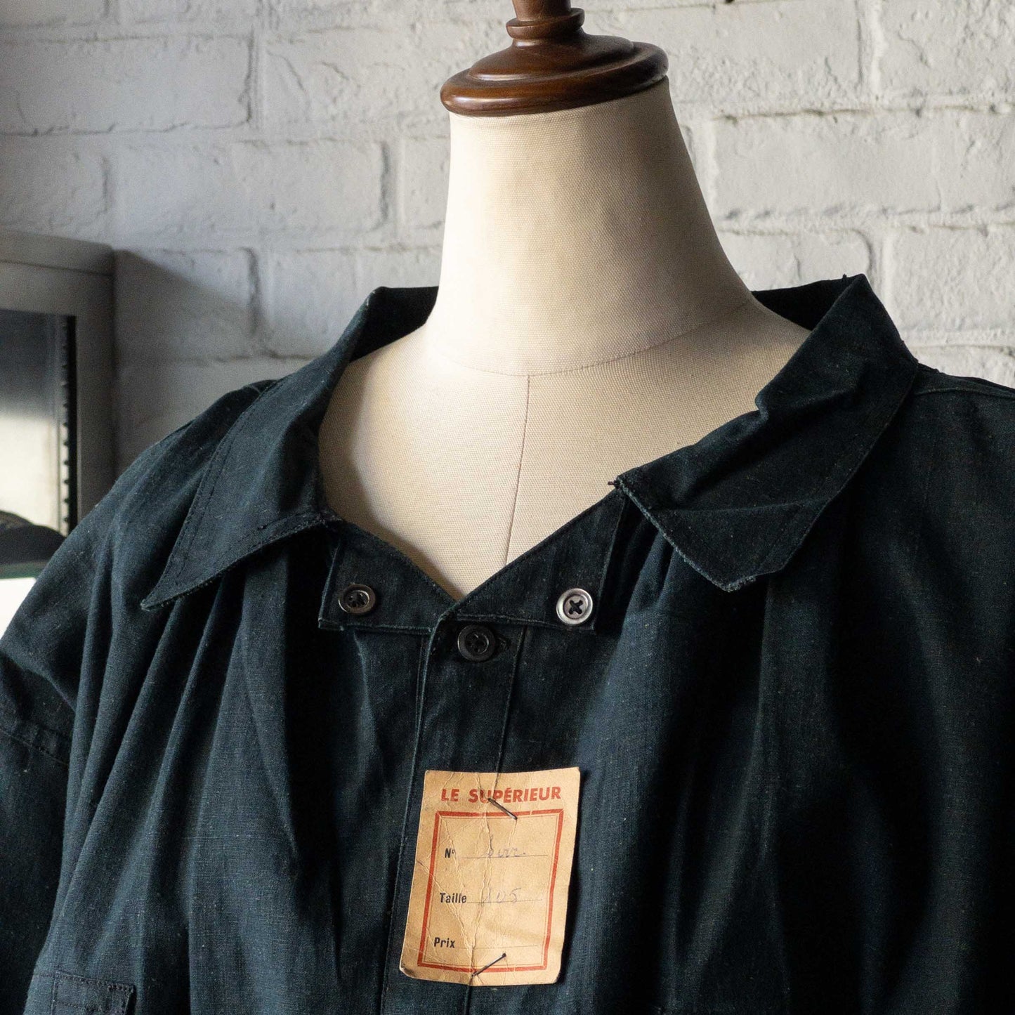 FRENCH SHEPERD'S LINEN SMOCK 1900'S DEAD STOCK