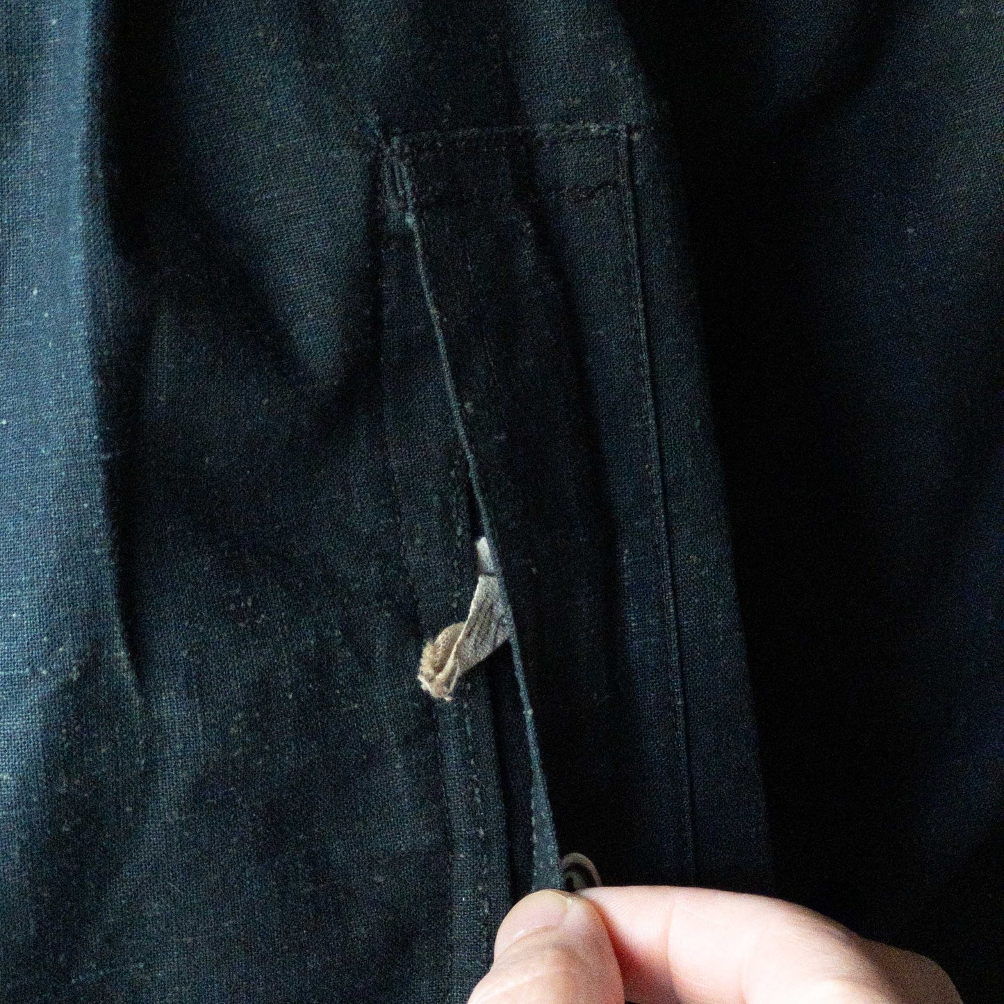 FRENCH SHEPERD'S LINEN SMOCK 1900'S DEAD STOCK
