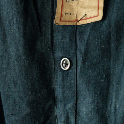FRENCH SHEPERD'S LINEN SMOCK 1900'S DEAD STOCK
