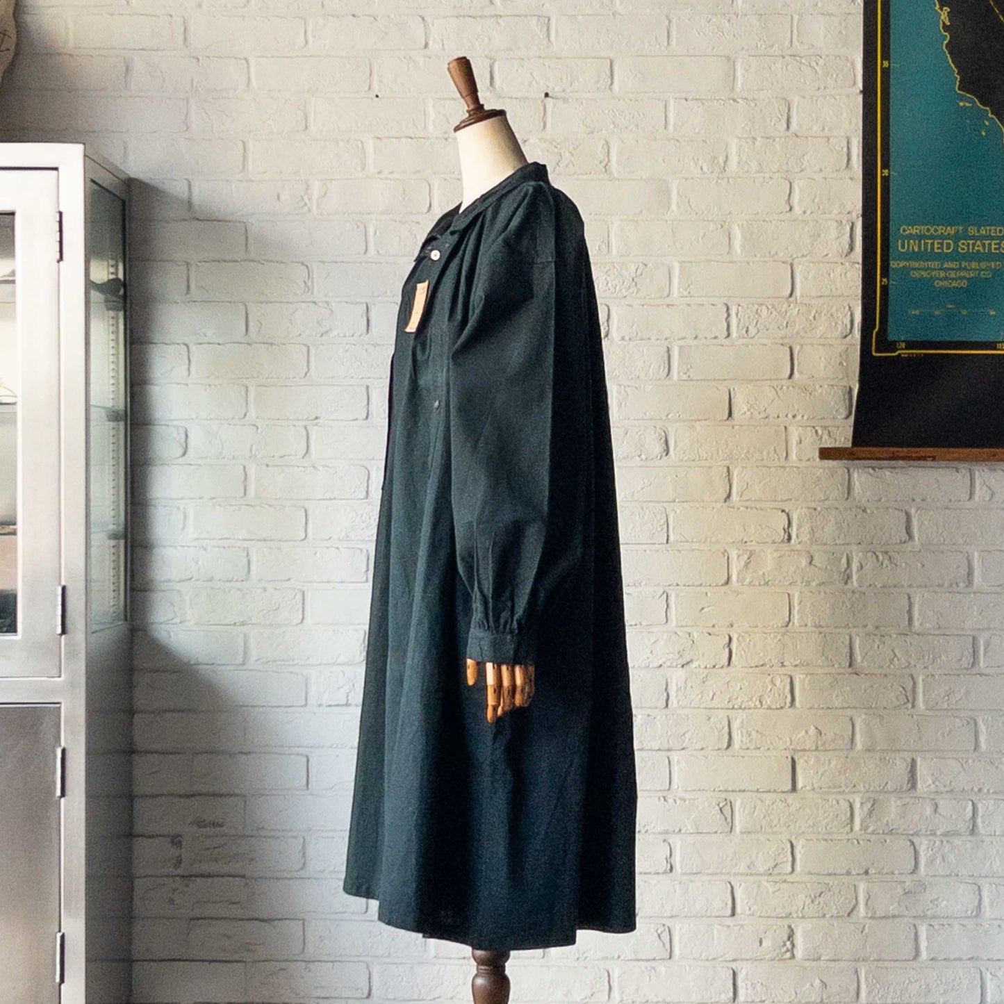 FRENCH SHEPERD'S LINEN SMOCK 1900'S DEAD STOCK