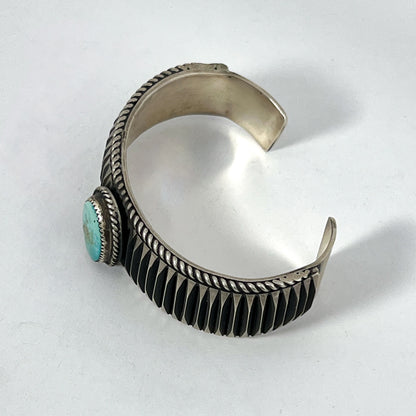 NAVAJO TURQUOISE BRACELET by LEANDER TAHE var.2