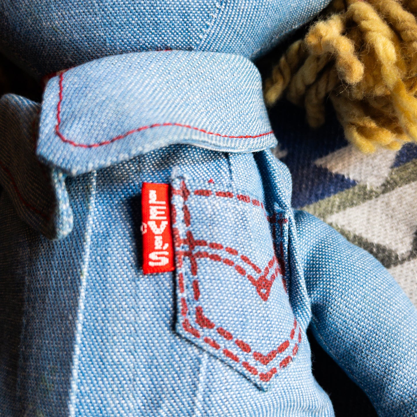 LEVI'S DENIM RAG DOLL 70'S