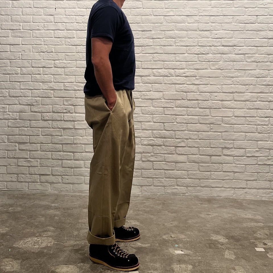 FRENCH ARMY M52 CHINO PANTS 1960'S DEAD STOCK