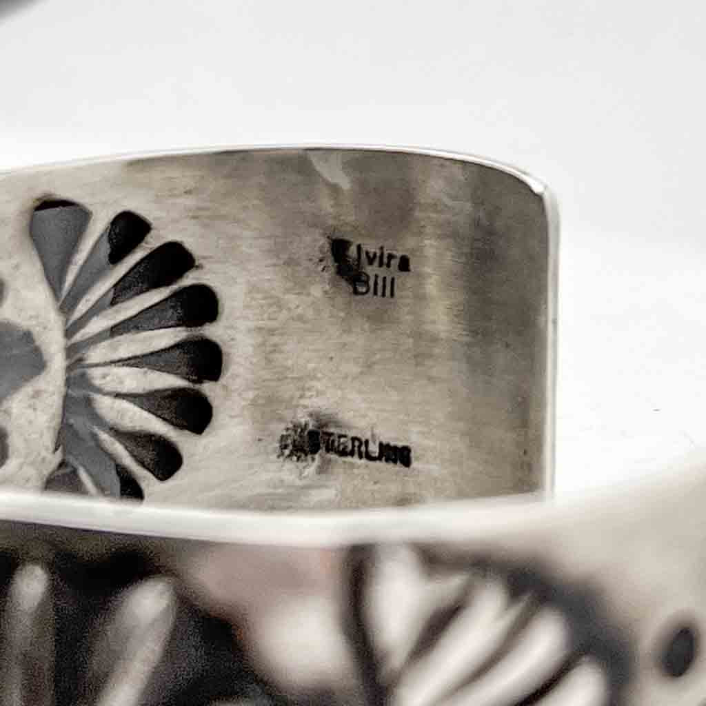 NAVAJO FLOWER STAMPED BANGLE by ELVIRA BILL – WANDERER